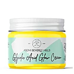 ASDM Beverly Hills Glycolic Acid Glow Cream with 15% Glycolic, 2% Lactic, Pineapple & Q10 2oz