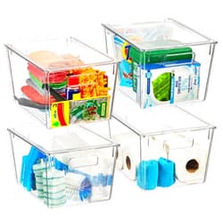 ClearSpace X-Large Plastic Storage Bins With Lids - Perfect for Kitchen, Pantry, Fridge Organization and Storage
