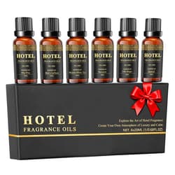 SUBGIU Hotel Diffuser Oil Set - Inspired by My Way, Baccarat, Westin White Tea, Santal, 24k Magic, Ritz-Carlton Hotel Scent Essential Oil Set Large Capacity, 20ml - (Pack of 6)