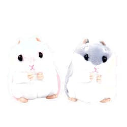 ZAYOIZY 2 Pack Plush Hamster Keychain Backpack Charms Stuffed Animals Keyring Pendants Handbag/Backpack Hamsters Accessory