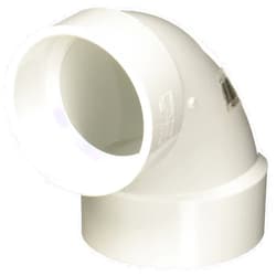 NIBCO C4807CL 4X3 HXH 90 CLOSET ELBOW PVC