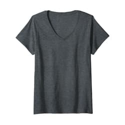 Great Paintings Designs Womens Monet's La Gare Saint-Lazare V-Neck T-Shirt