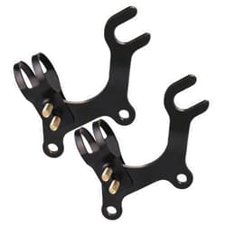 BESPORTBLE 2pcs Disc Brake Modification Bracket Bike Lock Rotors Bicycle Disc Brake Conversion Brake Bleeder Kit Brake Disc Electric Discs Black Carbon Steel