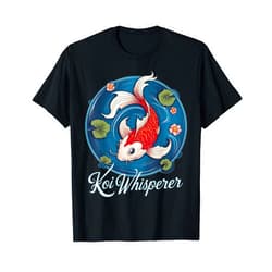 Cute Japanese Sea Animal Pet Love Carp Design Funny Koi Fish Cool Koi Whisperer Fish Lover T-Shirt