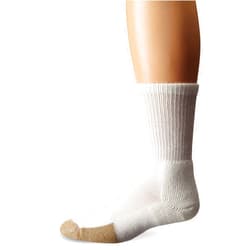 Thorlos Tennis Crew Thick Cushion 3-Pair Pack Large White