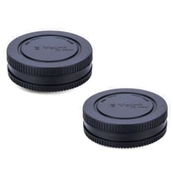 JJC 2 Pack JJC E-Mount Body Cap & Rear Lens Cap Kit for Sony A6000 A6100 A6300 A6400 A6500 A6600 A6700 A5100 A7C A7CR A7 IV III II A7R V IV III II A7S III II A1 A9 III FX3 FX30 & More Sony Camera & Lens