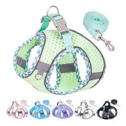 JOYPAWS Summer Pet Supply No Pull, Step in Adjustable Dog Harness with Padded Vest for Hot Weather, Escape Proof Ultra Thin Soft Easy to Put on Small Dogs Sage S