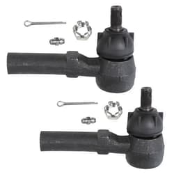 Detroit Axle - Pair (2) Front Outer Tie Rod Ends Driver and Passenger Side
