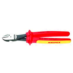 KNIPEX Tools - High Leverage Diagonal Cutters, 1000V Insulated (7408250SBA), 10 inches