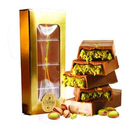 Narperi 2 PACK - Narperi Dubai Chocolate Bar (total 7 oz) Handmade with Premium Pistachio Cream, Finest Belgian Milk Chocolate and Crispy Kunafah