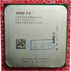 Ayzung for AMD FX-8100 CPU 8-Core 2.8GHz 8M FD8100WMW8KGU AM3+ 95W Processor