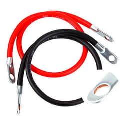 CARTMAN 4AWG 24-Inch Battery Inverter Cables Set, 4Gauge x 24