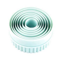 Bolonie Cookie Cutters, 8 PCS Ideal Biscuit Cutter Tool, Highly Versatile Round & Circle Cutter, Perfect for Creating Unique Shaped Biscuits and Cookies