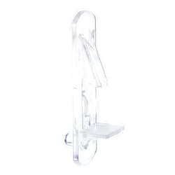 Rierdge 50 Pcs Plastic Locking Shelf Pins 5mm, 5/8