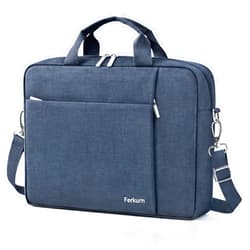 Ferkurn Laptop Case Sleeve 15.6 16 Inch Laptop Bag for Women Men Compatible with HP Envy Pavilion/Dell Inspiron XPS/Lenovo/Acer, Shoulder Strap Carrying Briefcase Computer Messenger Bag Case, Grey