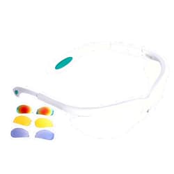 Python Racquetball Python RG Multi Lense Racquetball (Squash) Eye Protection w/Free case (Eyewear, Goggle, Eyeguard) - Black or White