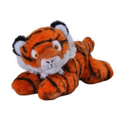 Wild Republic EcoKins Mini Tiger Stuffed Animal 8 inch, Eco Friendly Gifts for Kids, Plush Toy, Handcrafted Using 7 Recycled Plastic Water Bottles