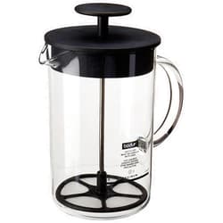 Bodum Latteo Manual Milk Frother, 8 Ounce, Black