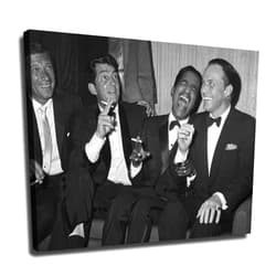 OrcoW The Rat Pack Best of Frank Sinatra Dean Martin Sammy Davis Jr Poster Art Picture Print Poster Modern Family Bedroom Office Decor (08x12inch-No Framed)