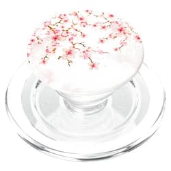 Cherry Blossom Japanese Floral Sakura Gifts Japan Pink Flower Gift Sakura Florist Anime Cherry Blossom PopSockets PopGrip for MagSafe