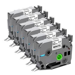 Pristar 6-Pack TZe-231 TZ Tape 12mm 0.47