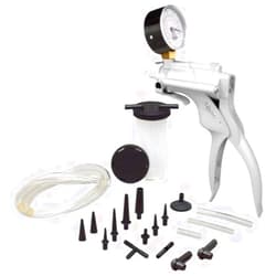 Mityvac MV8000 Automotive Tune-up and Brake Bleeder Kit, Selectline Hand Pump (MV8010), One Finger Vacuum Release, Ergonomic Design, Gearless Diaphragm Gauge, 4.5oz Fluid Reservoir, 4 Tapered Adapters