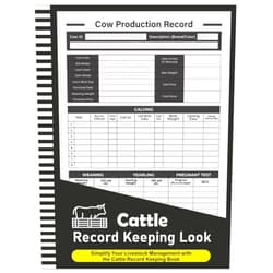 By Laura Betts (Author) Cattle Record Keeping Book: Keeping Cow Calf Log Book, Cattle Breeding, Calving, and Livestock Record, Cow Income & Expense Ledger Immunizations - 8.5