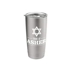 Universityofheaven.com Tribe of Asher Star of David Jewish Heritage of Israel Stainless Steel Insulated Tumbler