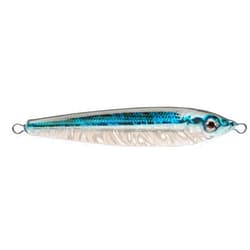 P-Line PLM3/4-02 Laser Minnow, 3/4-Ounce, Silver, Blue