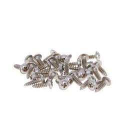MroMax M2.3x8mm 304 Stainless Steel Self Tapping Machine Screws Full Threaded Phillips Pan Head with Washer Screw Fasteners Silver Tone 50Pcs