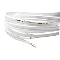 Avinity AY-SP-WF2.5 (12M-FFP) White Flex Speaker Cable, Conductor 1.0 inch (2.5 mm), Sold Out of 36.7 ft (12 m)