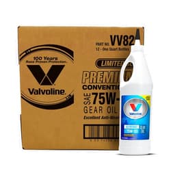 Valvoline High Performance SAE 75W-90 Gear Oil 1 QT, Case of 12