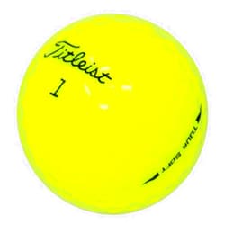 Titleist LostGolfBalls - 24 Titleist Yellow Tour Soft Golf Balls in Pristine Condition, 2023 Year Model, Like New Quality, No Logos, No Player Markings, Recycled Used Golf Balls, Yellow