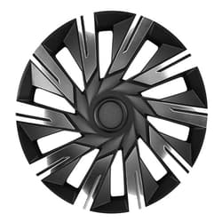 J-Tec Set Wheel Covers Tecna 15-inch Chrome/Black