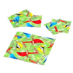 B. dazzle, inc B.Dazzle Scramble Squares North American Birds 9 Piece Challenging Puzzle - Ultimate Brain Teaser and Mind Game for Young and Senior Alike - Engaging and Creative with Beautiful Artwork