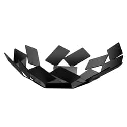Alessi MT01 B Basket, Black, 24.5 x 23.2 x 6.2 cm