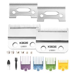 KBDS Replacement Blades for Clippers,Precision 2 Holes Clipper Blades Replacement for Magic Clip Parts Compatible with WAHL Clipper WAHL 5-Star Senior, Reflections Senior,2 PACK