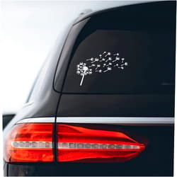 Bargain Max Decals Dandelion Flying Sticker Decal Notebook Car Window Laptop 8