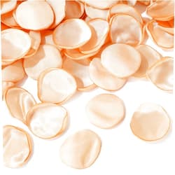 Whaline 600Pcs Silk Rose Petals Champagne Gold Flower Petals Artificial Scatter Flowers for Bridal Shower Romantic Night Wedding Aisle Table Centerpieces Reception Tables Decorations