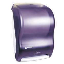 San Jamar T1400TBK Smart System with iQ Sensor Towel Dispenser, 11 3/4 x 9 x 15 1/2, Black Pearl