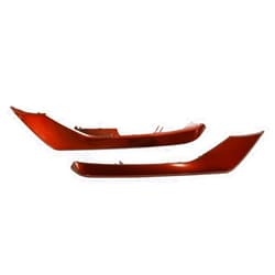 YONSKJAD Pair Set of 2 Bumper Face Bar Trims Molding Step Pads Front Driver & Passenger