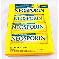 Neosporin First Aid Antibiotic Ointment 2 X 1 Oz Plus .5 Oz