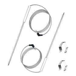 YAOAWE Upgraded Meat Probe Replacement for Thermopro Thermometers TP04, TP06, TP06S, TP07, TP-07S, TP08, TP-08S, TP09, TP09B, TP-10, TP16, TP17, TP20, TP20S, TP25, TP27, TP28, TP829, TP930, 2.5mm