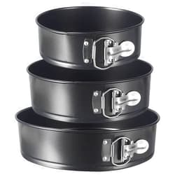 Tebery 3 Pack Non-stick Springform Cake Pan Set - 7