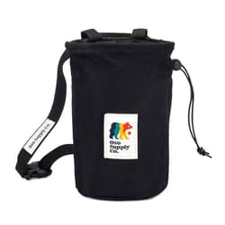 Oso Supply Co Waxed Canvas Chalk Bag for Rock Climbing, Bouldering Chalk Bucket with Belt, Waterproof, Zippered Pocket - Perfect Rock Climbing Gear, Equipment for Indoor/Outdoors