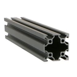 Aoje-Link Black 4040 Aluminum Extrusion Profile European Standard Linear Rail 4040 Aluminum Profile Frame Machine DIY 3D Printer Workbench CNC (400mm) 1PCS