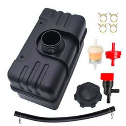 JDLLONG 34156A Fuel Tank 4 Quart For Tecumseh H30 H35 H40 H50 HS40 HS50 HM80 HM100 Engines 37290 34156 with Cap and Shut Off Valve
