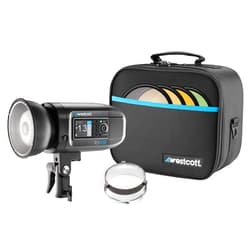 Westcott FJ400 Strobe 400Ws with AC/DC Battery 400Ws TTL HSS AC/DC Powered 480+ Full Power Flashes (US/CA Plug)