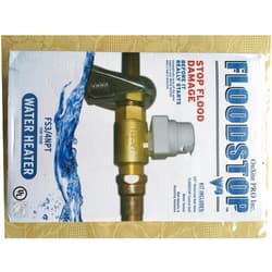 FloodStop Water Heater Auto-Shutoff Valve, FS3/4NPT, V4 Controller, Water Damage Prevention