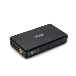 Shanqiu Mini UPS Battery Backup 10000mAH Uninterruptible Power Supply for WiFi, Router, Modem, Security Camera with Input DC/USB Output USB 5V DC 5V/9V/12V 2A (5V-12V DC) 37Wh-DC 10000mAh